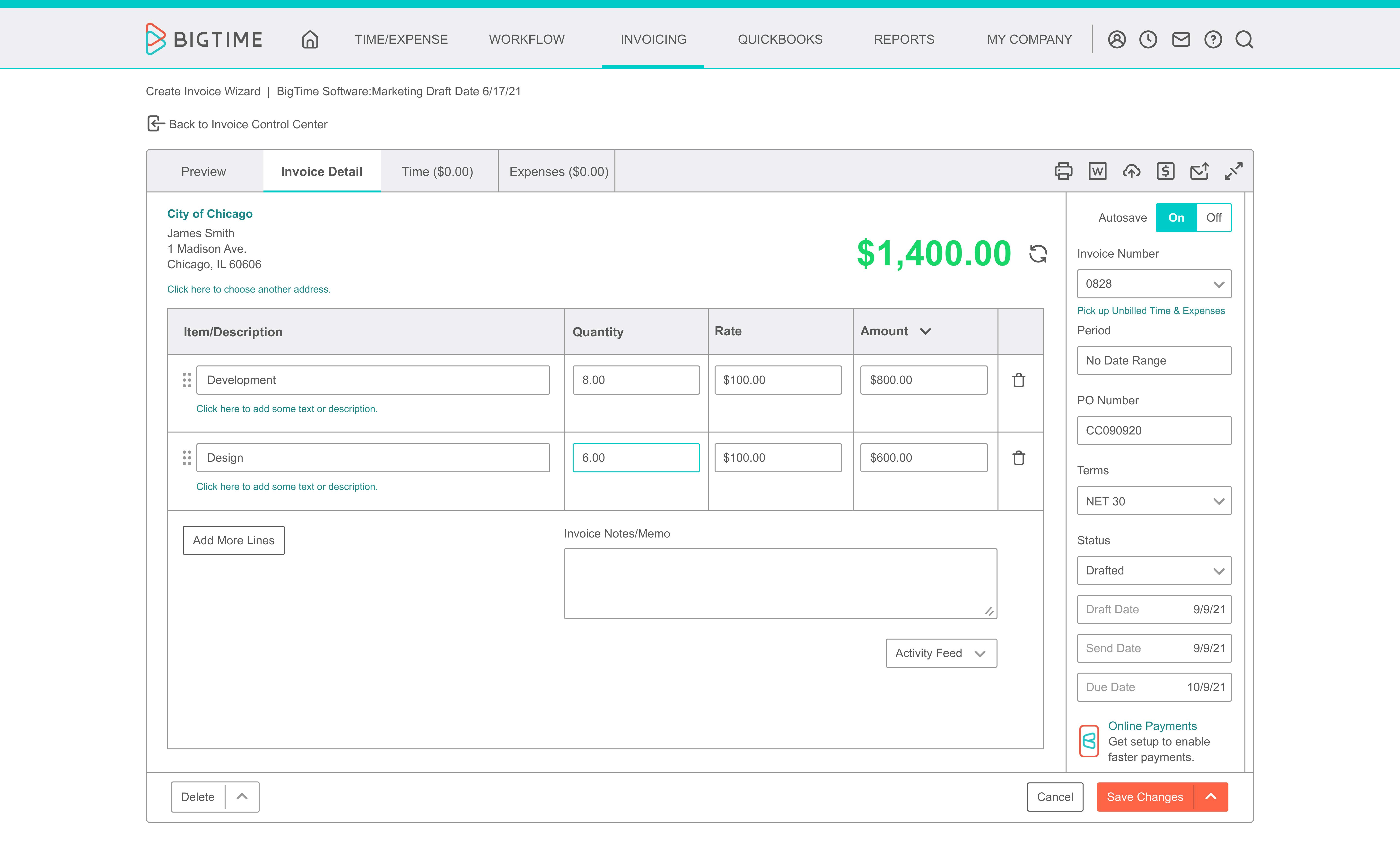 BigTime Software - BigTime’s invoicing engine supports dozens of industry-standard billing scenarios and enough options to satisfy even your most exacting customer needs.