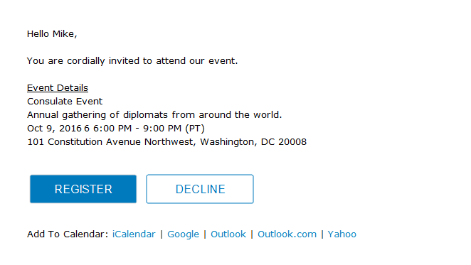 Event confirmation