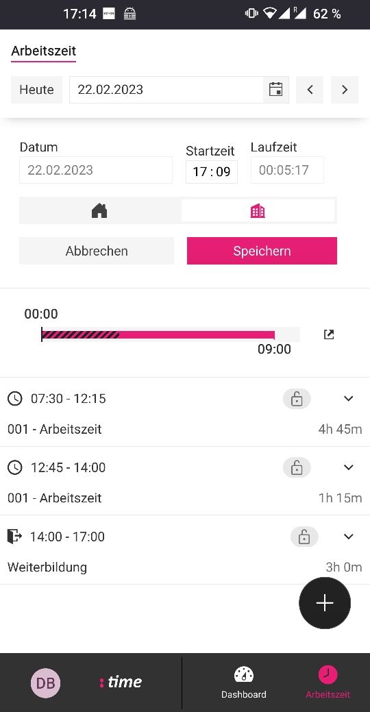 inova:time (Mobile) - Zeiterfassung / Time Tracking