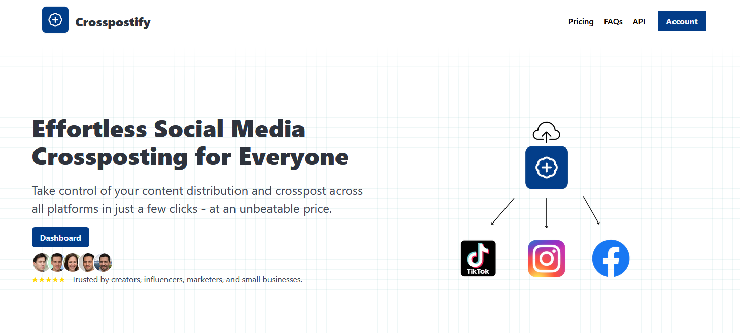 Crosspostify screenshot