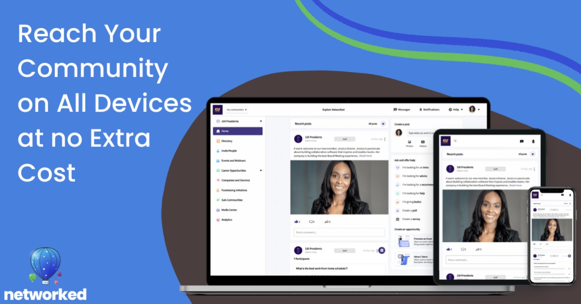 Reach Community on all devices at no extra cost