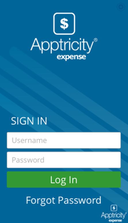 Apptricity Travel and Expense screenshot: Apptricity Travel and Expense mobile application
