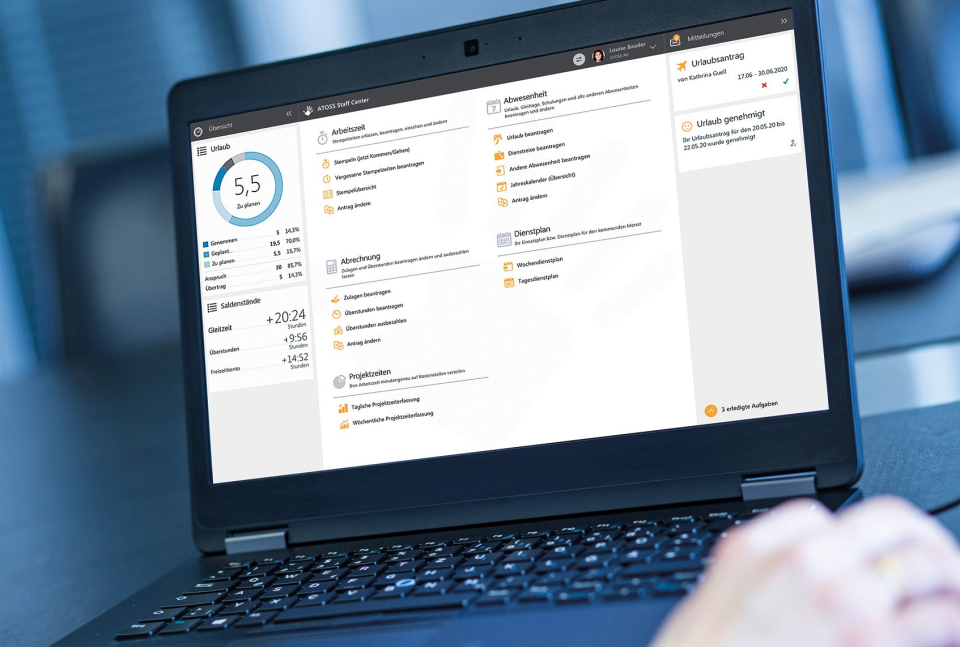 ATOSS Staff Efficiency Suite screenshot: ATOSS staff center module