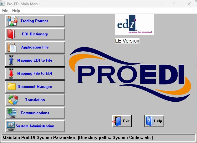 Pro_EDI Translator