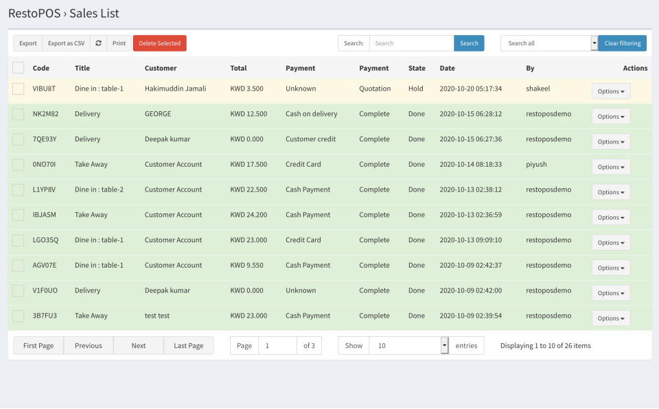 RestoPOS Software - 3