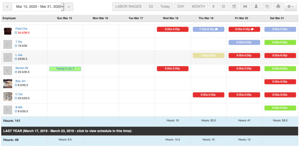 TimeWellScheduled screenshot: Scheduling