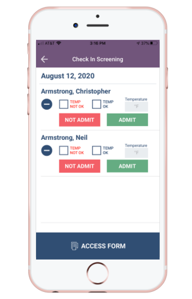 COVID-19 Screening App-thumb
