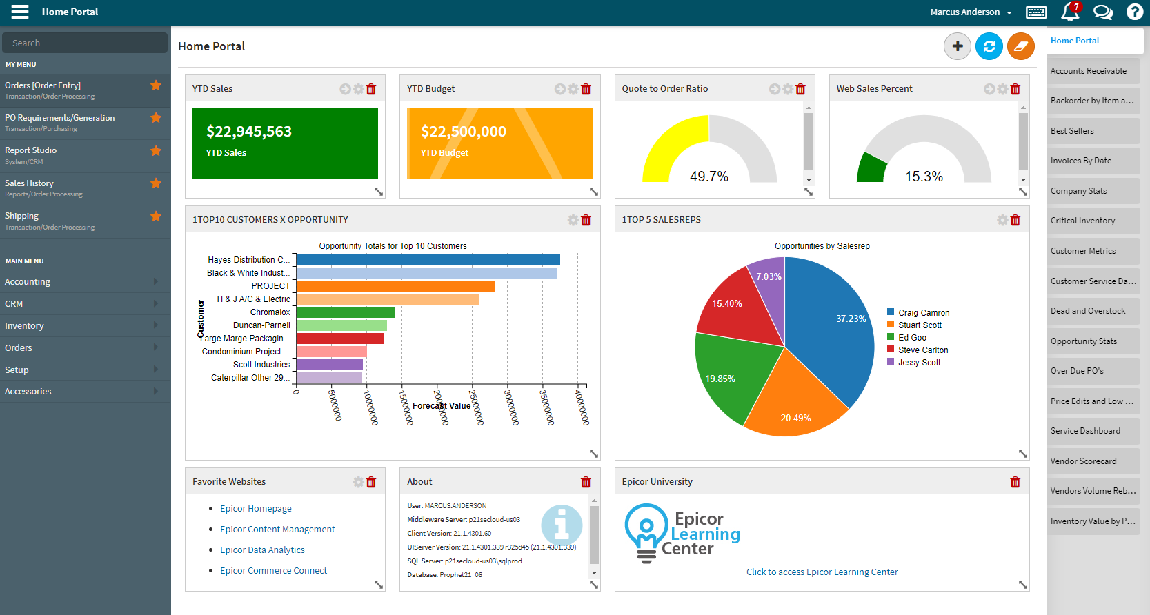Epicor for Distribution Software - 1
