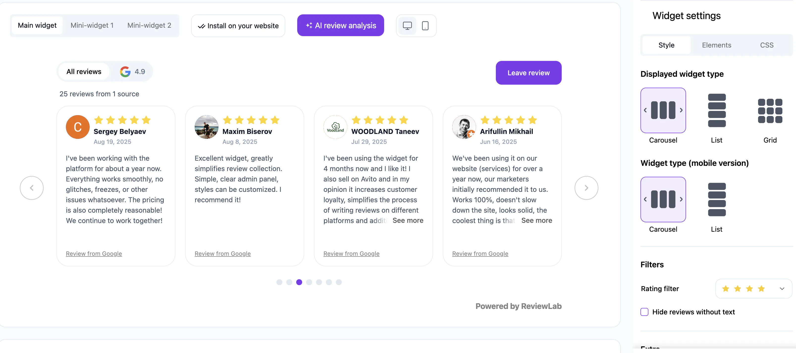 ReviewLab Pricing, Reviews & Features - Capterra Canada 2026