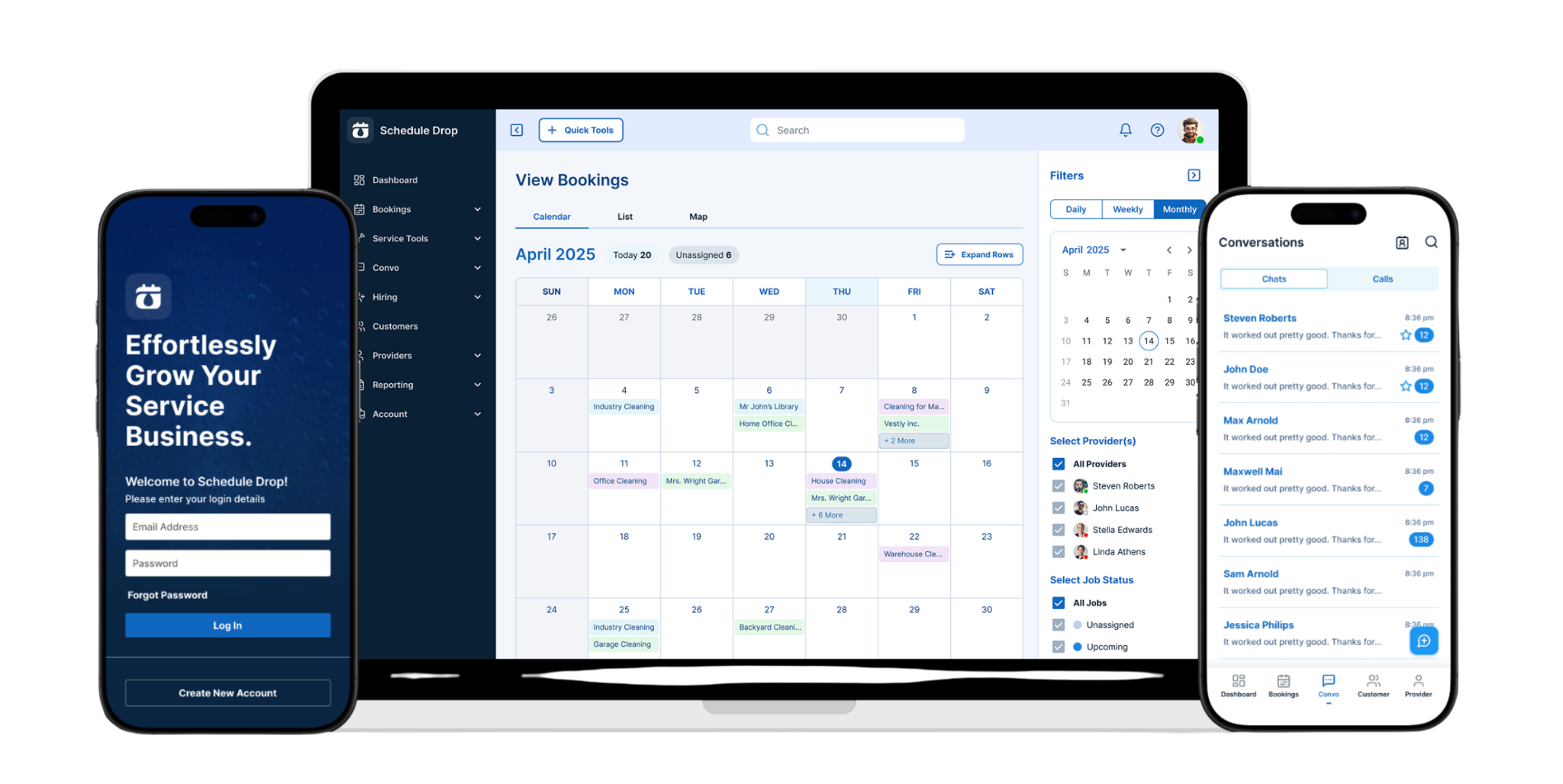 Schedule Drop Software - 1