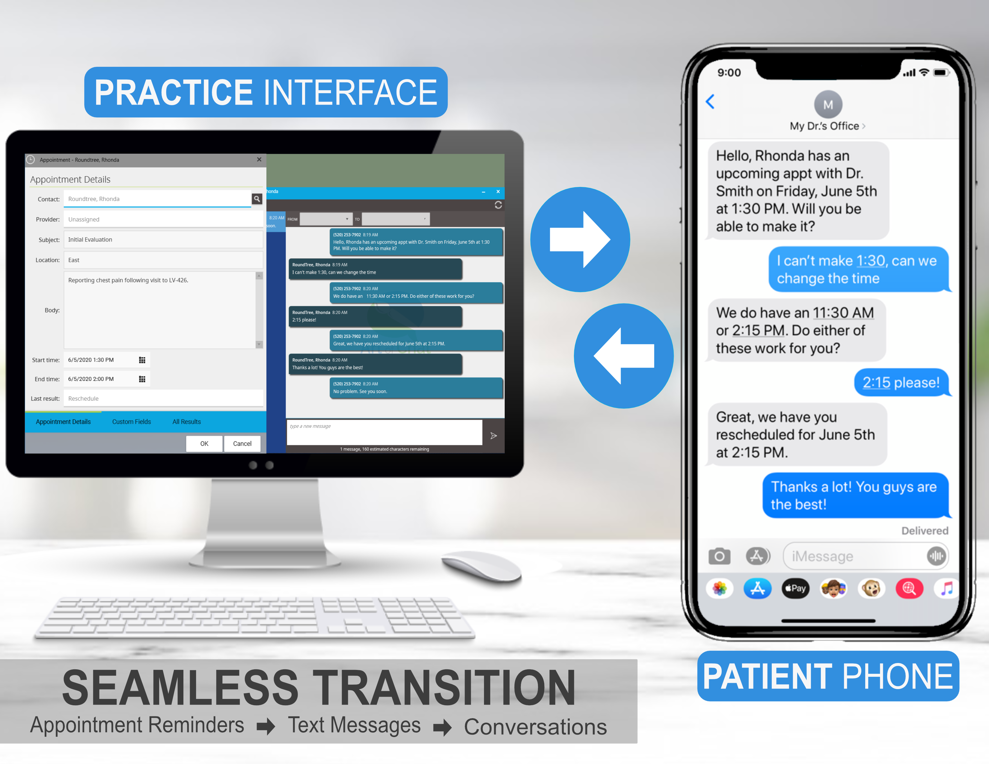 Art of Chat Practice to Patient Interface