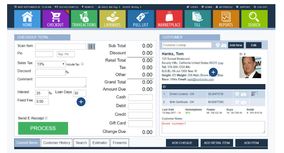 Process transactions easily with an intuitively-designed POS system