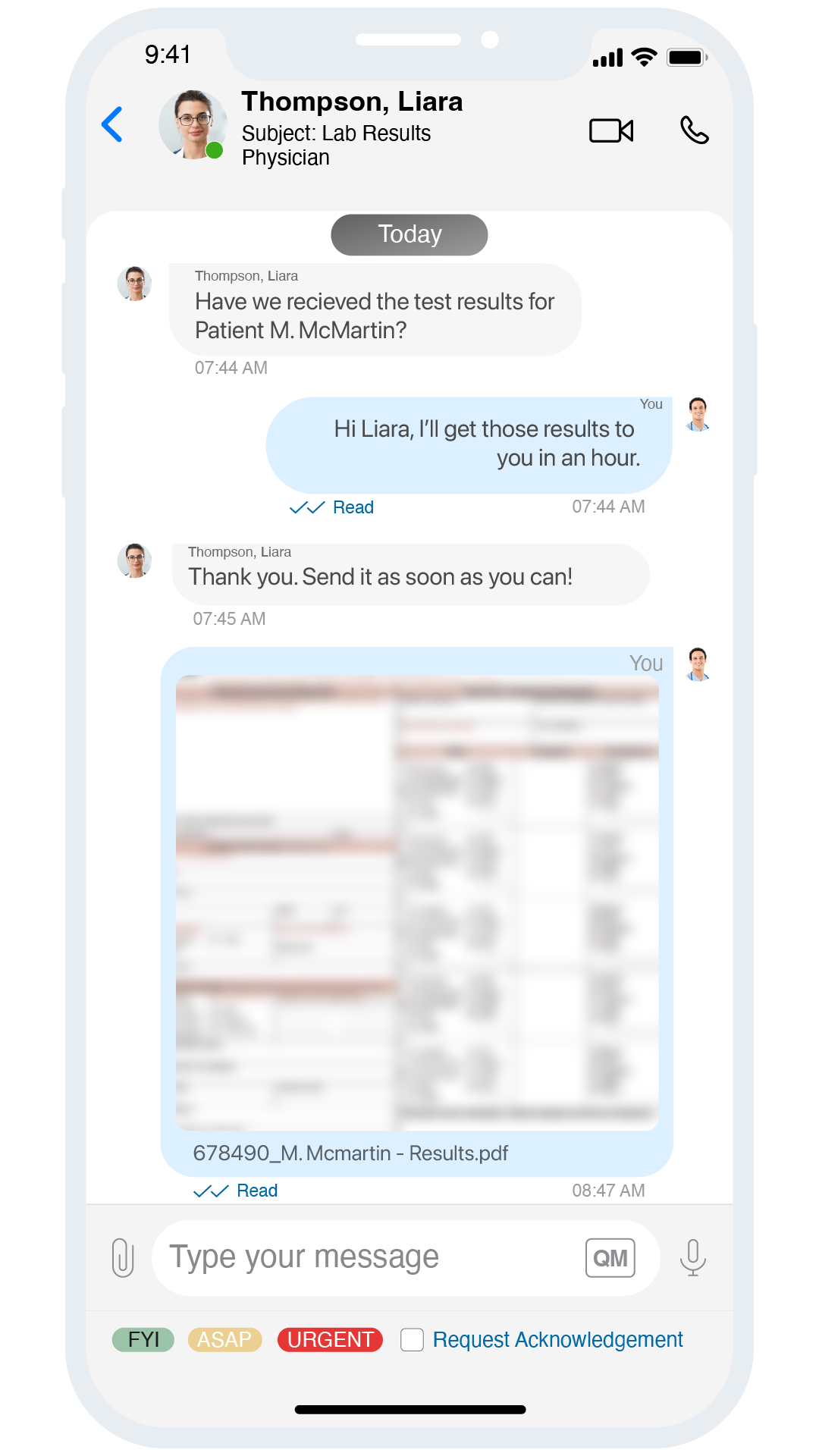 QliqCHAT Software - QliqCHAT results sharing