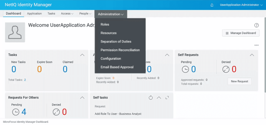 NetIQ Identity Manager Software - NetIQ Identity Manager manage administration