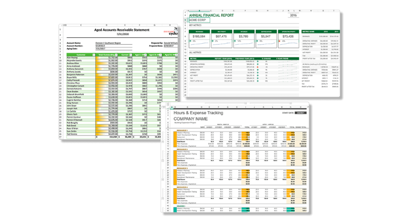 These Excel spreadsheet APIS allow developers to import/export, create reports & templates, and deploy spreadsheets across .NET applications.
