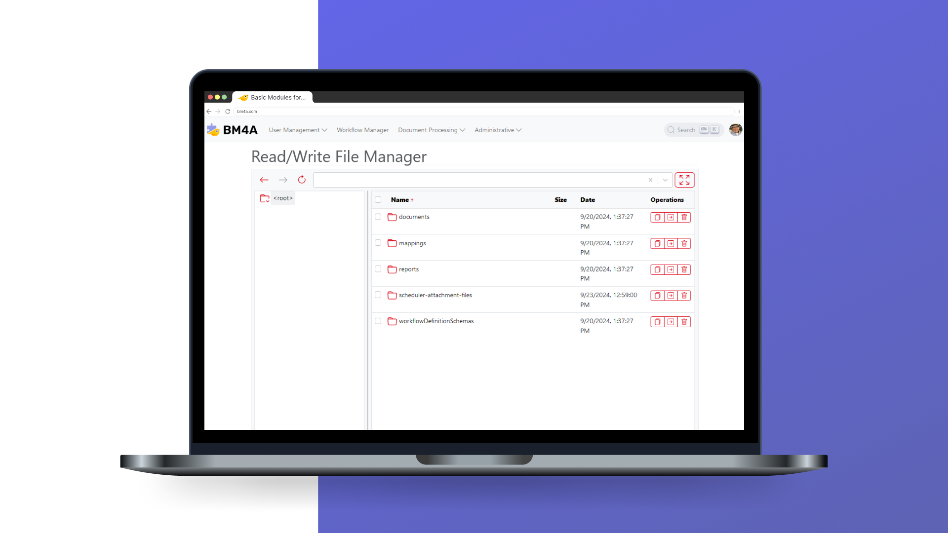 BM4A EQS Software - BM4A EQS file manager