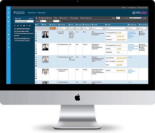 coveto screenshot: Dashboard overview