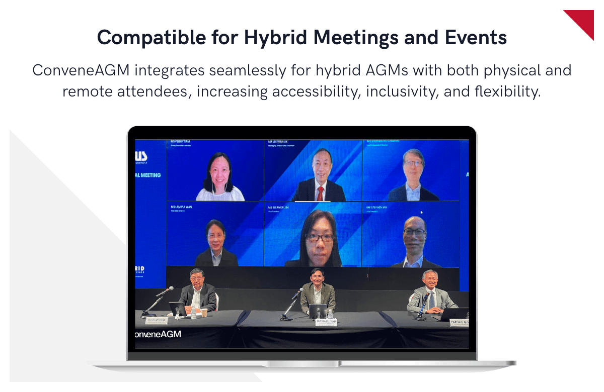 Compatibility of Hybrid Meetings and Events