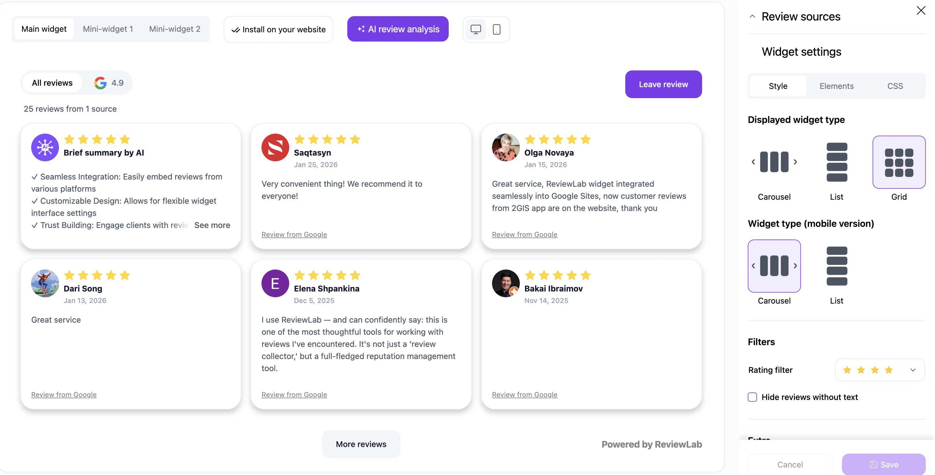 ReviewLab Pricing, Reviews & Features - Capterra Canada 2026