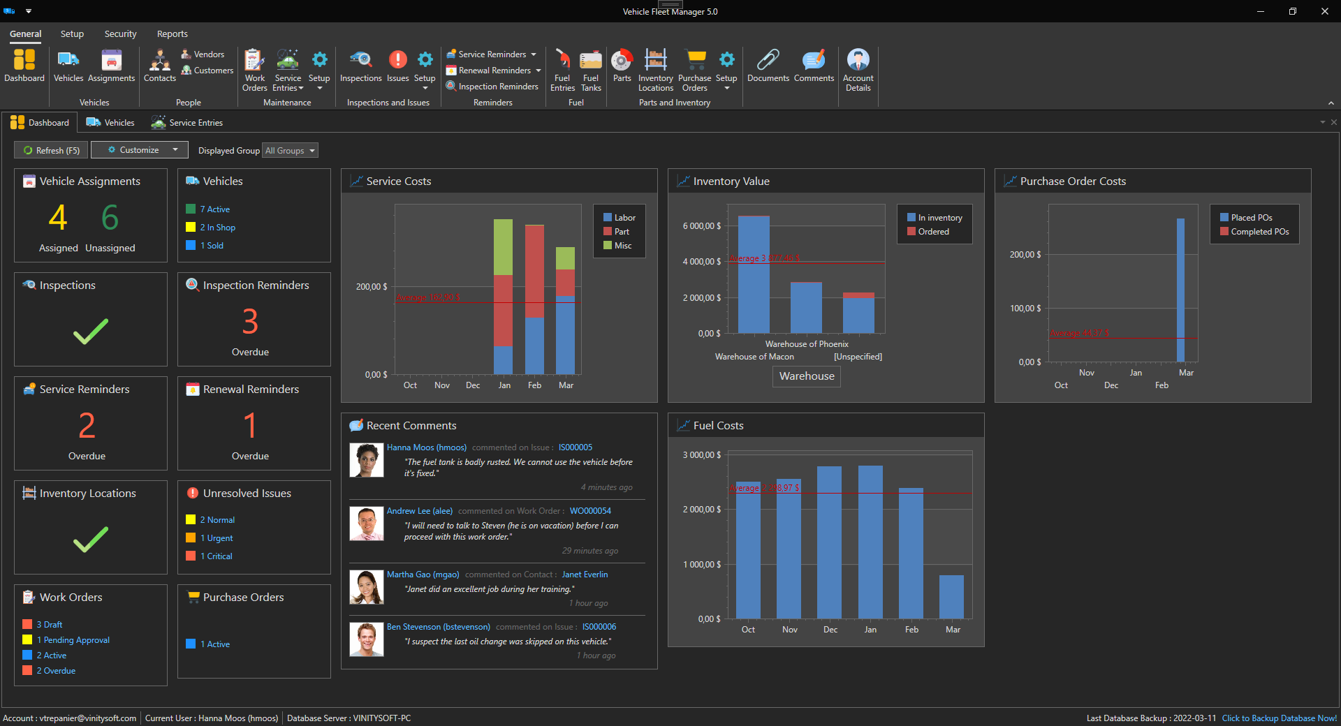 Vehicle Fleet Manager