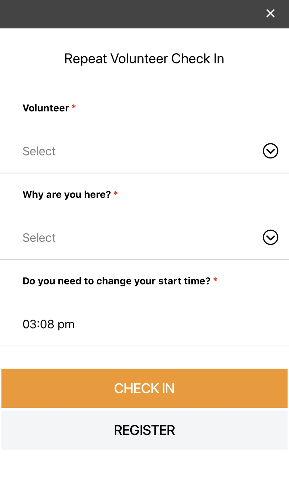Volunteer Check In Kiosk Software - 3