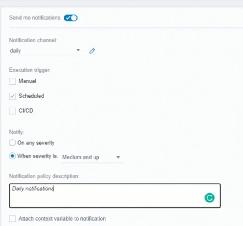 TestCraft notifications