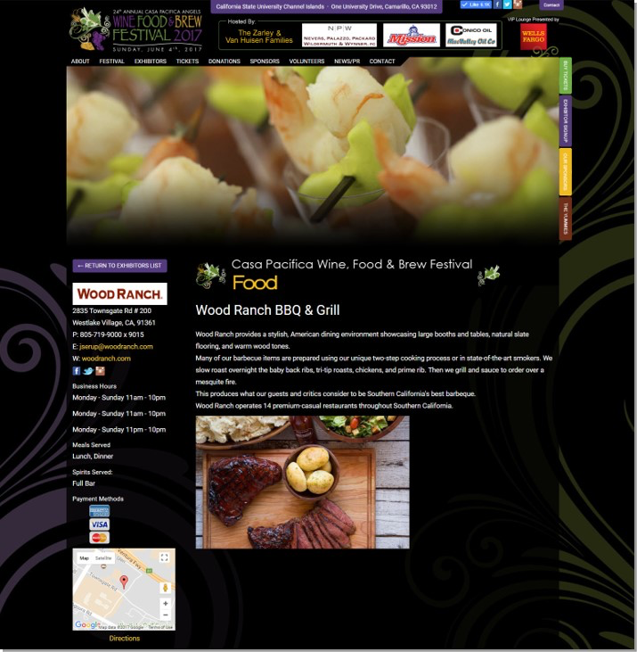 Vendor, Exhibitor and Sponsor micro-pages generated with business information, pictures, descriptions, offers and more, all trackable in the admin.