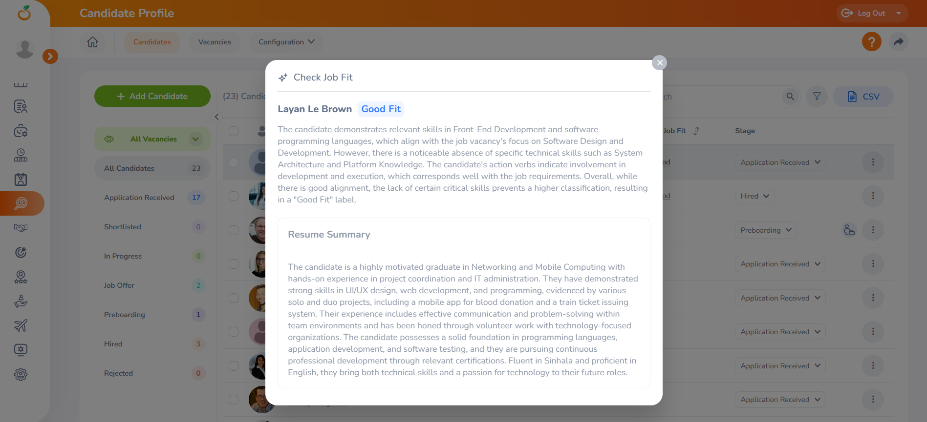 OrangeHRM Logiciel - 3