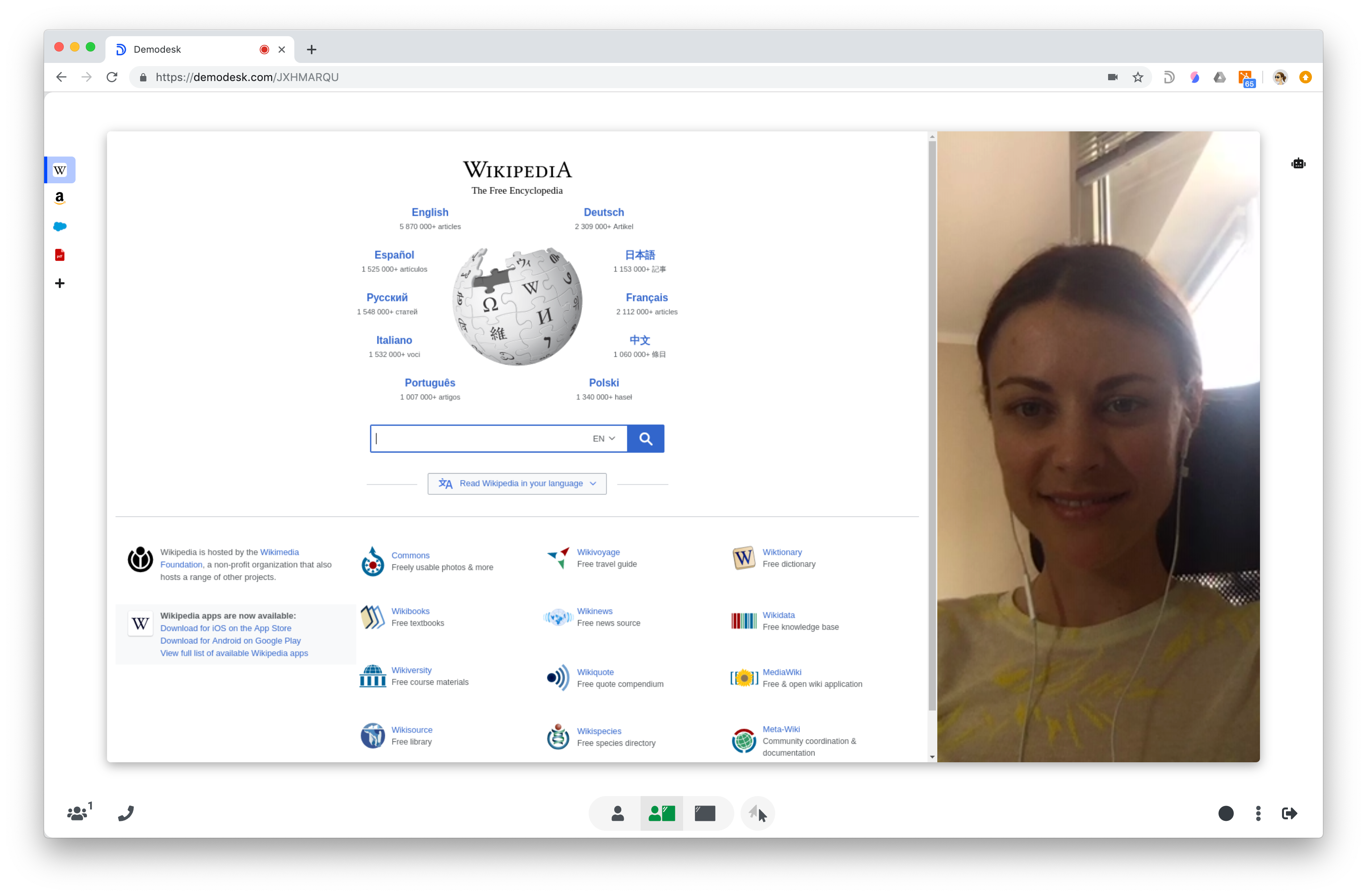 Demodesk: Screen Sharing