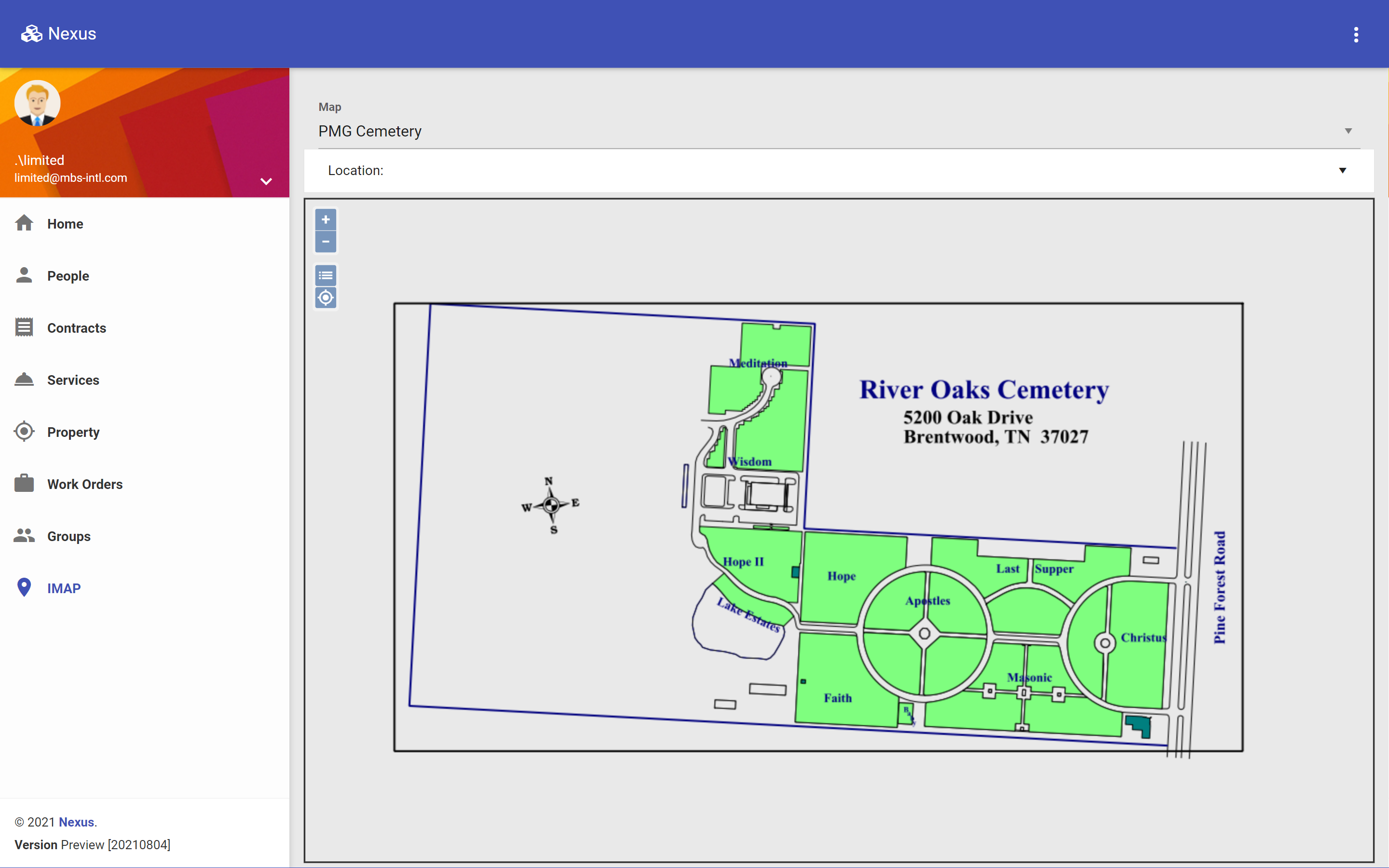 Nexus Software - Part of any IMAP purchase is the initial digitization of our clients’ maps. IMAP is customized specifically to each client.