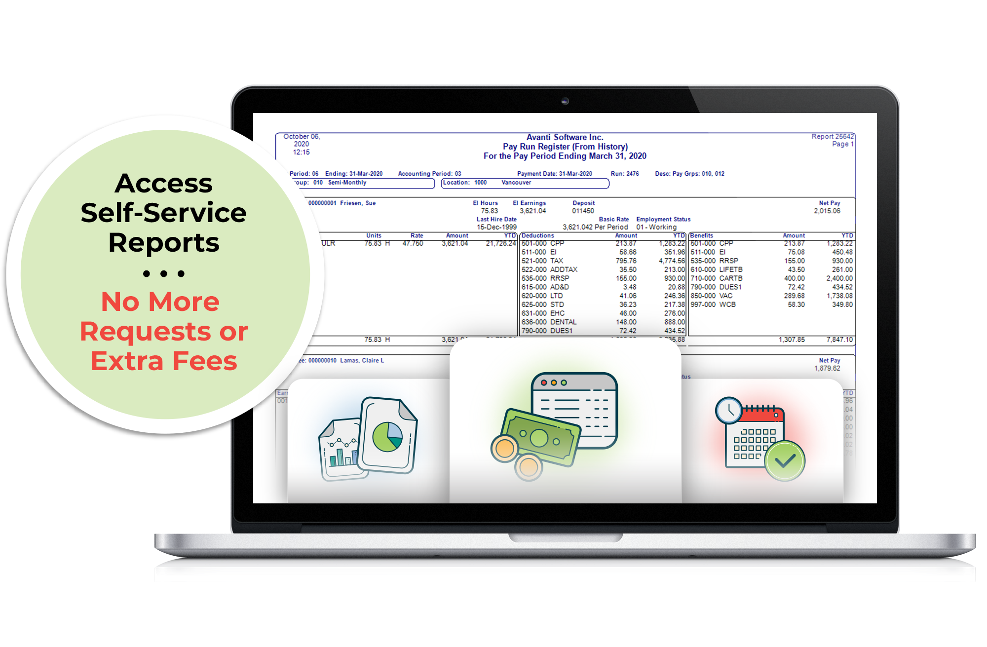 Avanti Software - Configure reports with our robust report designer