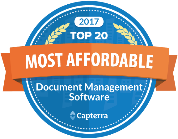 Docsvault screenshot: Top 20 Most Affordable Document Management Software