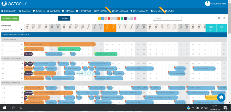 Octopus24 allows users to manage availability, rates, and bookings for their hotel or vacation rental property