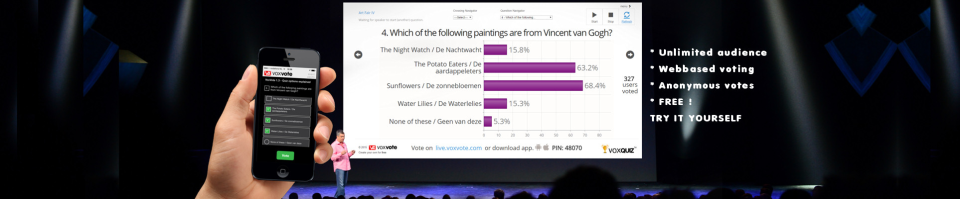 VoxVote Software - Live audience polling