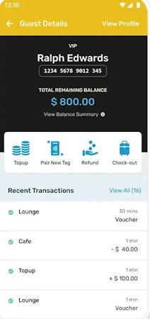 PouchNATION screenshot: PouchNATION transactions