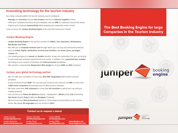 Juniper Booking Engine Software - 1