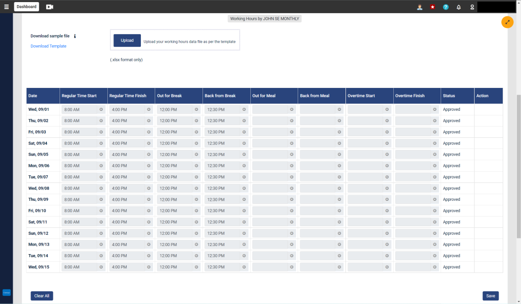 Coexsys Timekeeping Cloud Software - 3