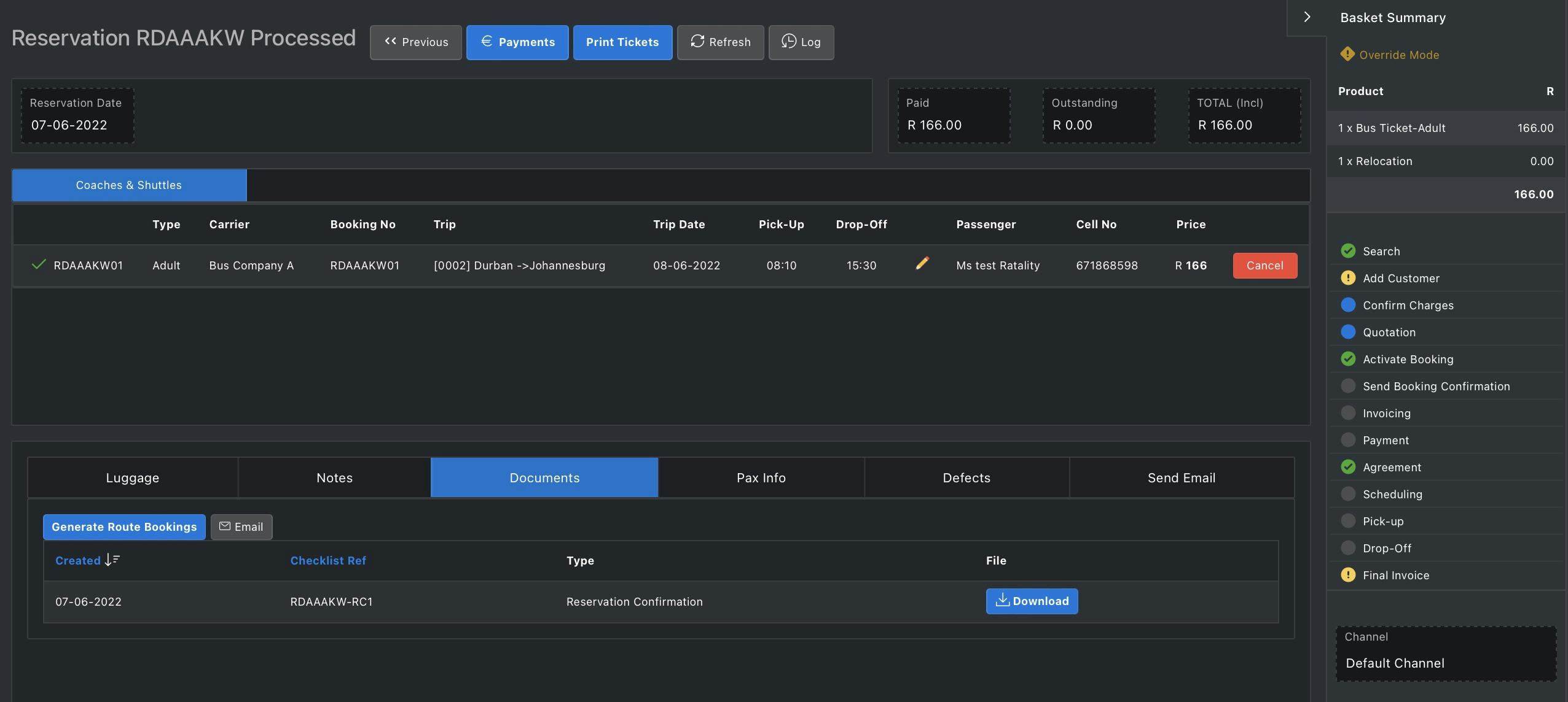 Ratality Software - Intuitive reservations and ticketing