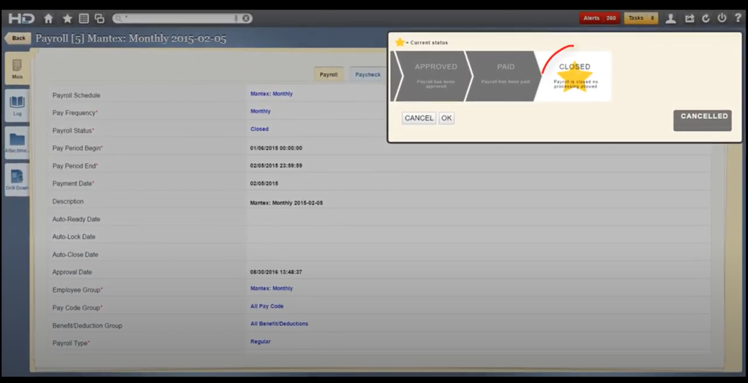 AppsInHD HRIS screenshot: HarrisData HRIS overview