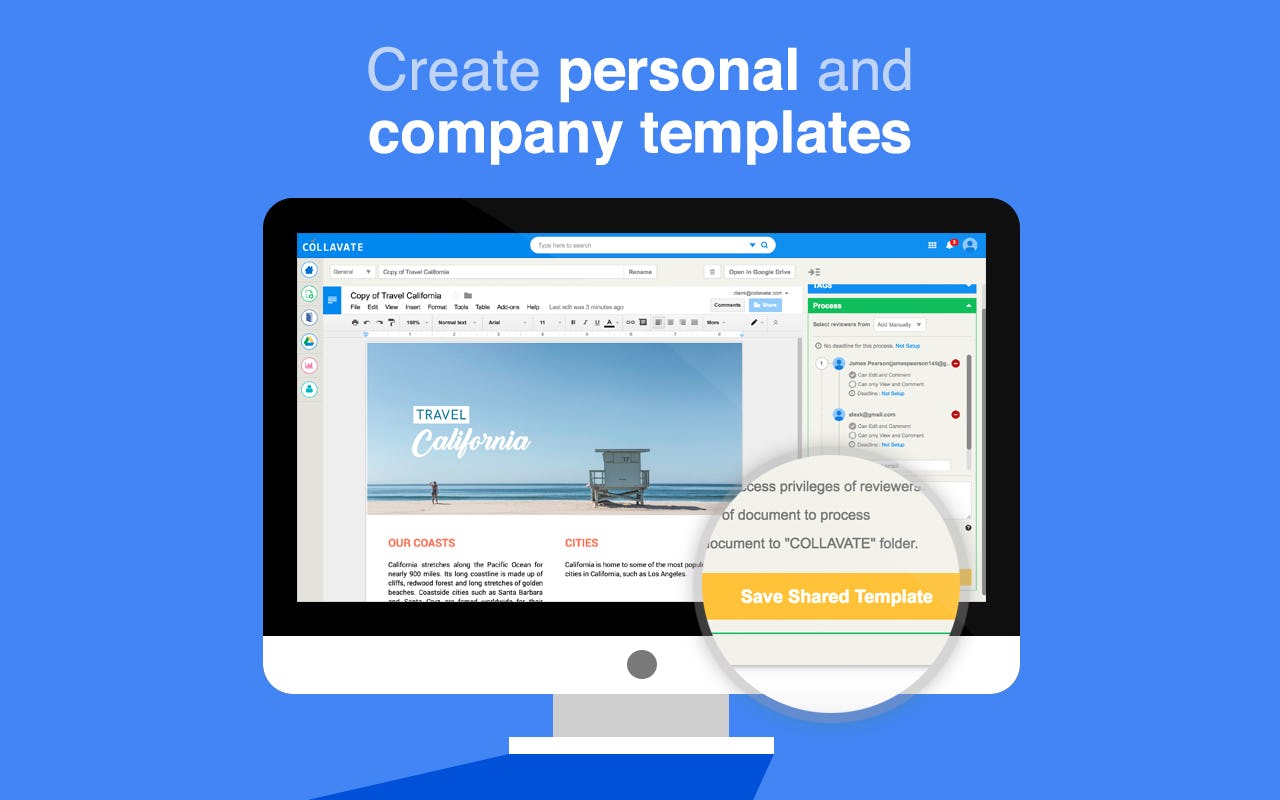 Collavate Software - Collavate Template Creation