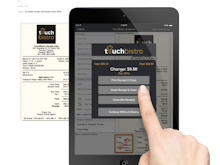 TouchBistro Software - TouchBisto alows users to generate email based or physical copy of the bills