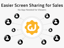 CrankWheel Software - Easier Screen Sharing with one-click access to your screen. No Downloads required for viewers. No irritating setup prompts either.