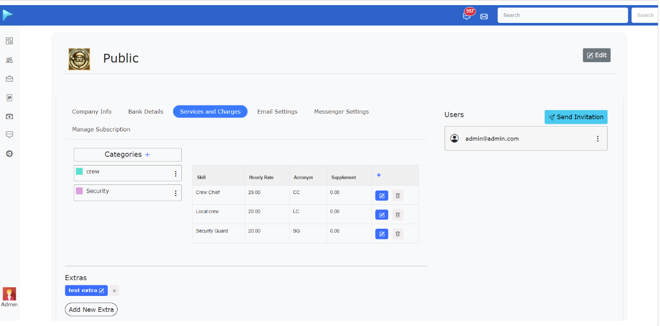 Allbooked screenshot: Allbooked manage subscription
