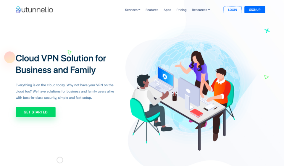 UTunnel VPN Homepage-thumb