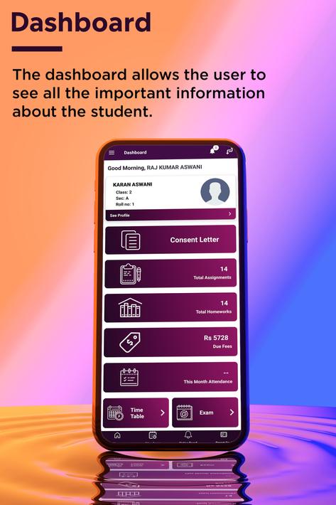 NLET School Management Screenshot