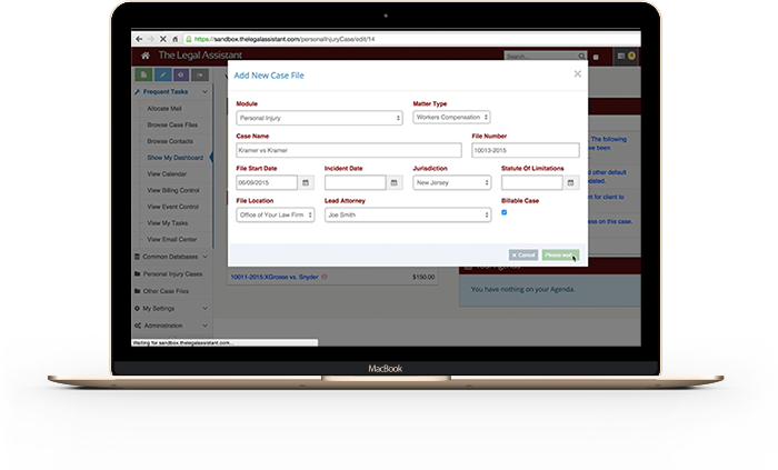 New Case wizard.-thumb