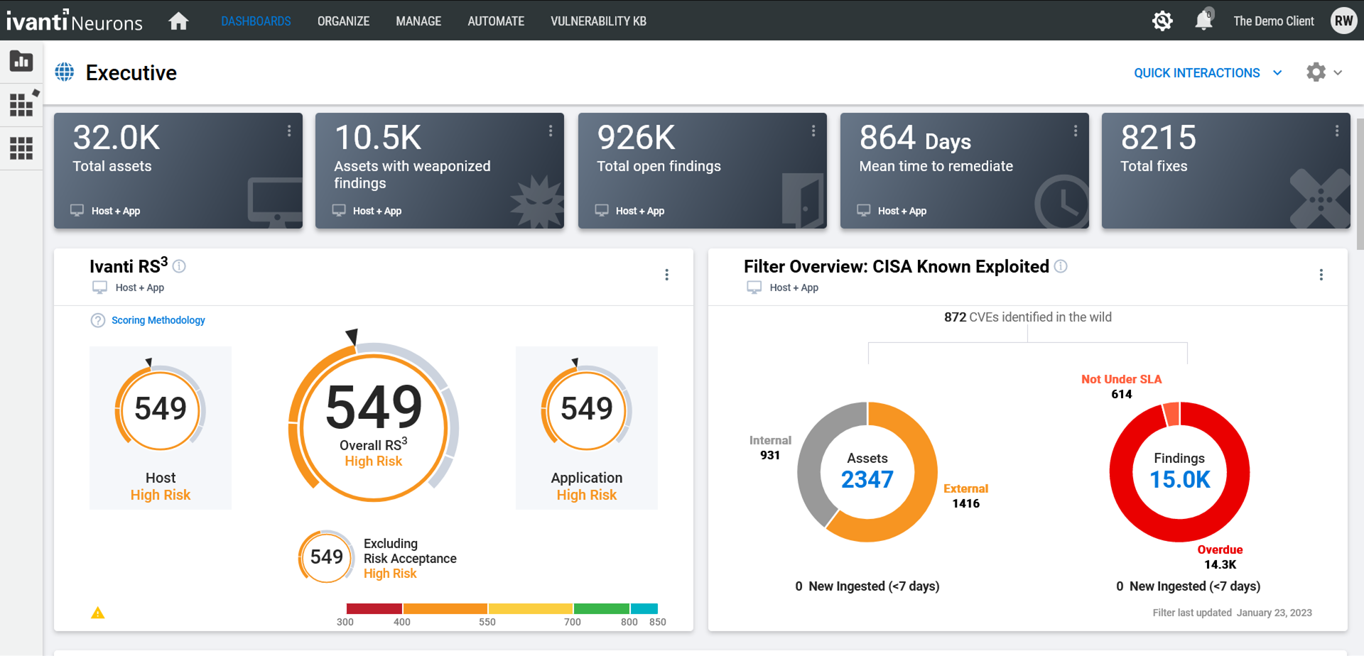 Ivanti Neurons for RBVM Software - Ivanti Neurons for RBVM overview