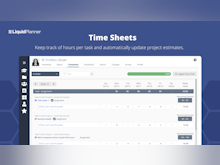 LiquidPlanner Software - Time Sheets allow you to track how many hours are spent on tasks and projects, to have deeper insights into where time is spent. Time tracking allows more efficient collaboration with your team to make the most of your team's time and resources.