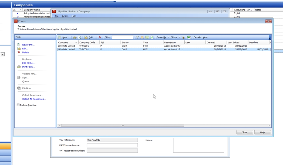 Digita Company Secretarial software tasks