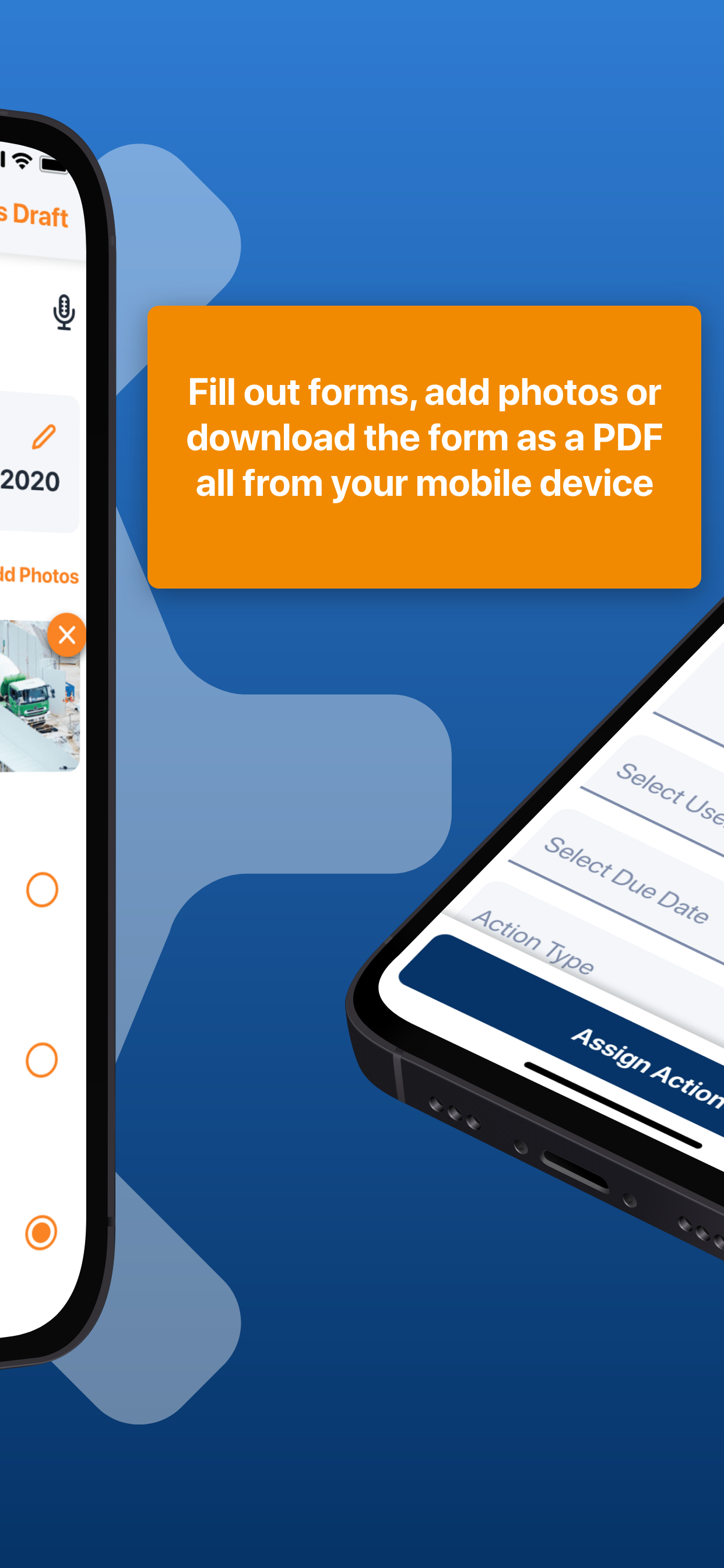 WorkforceDocs Software - Fill out forms, add photos or download the form as a PDF all from your mobile device.